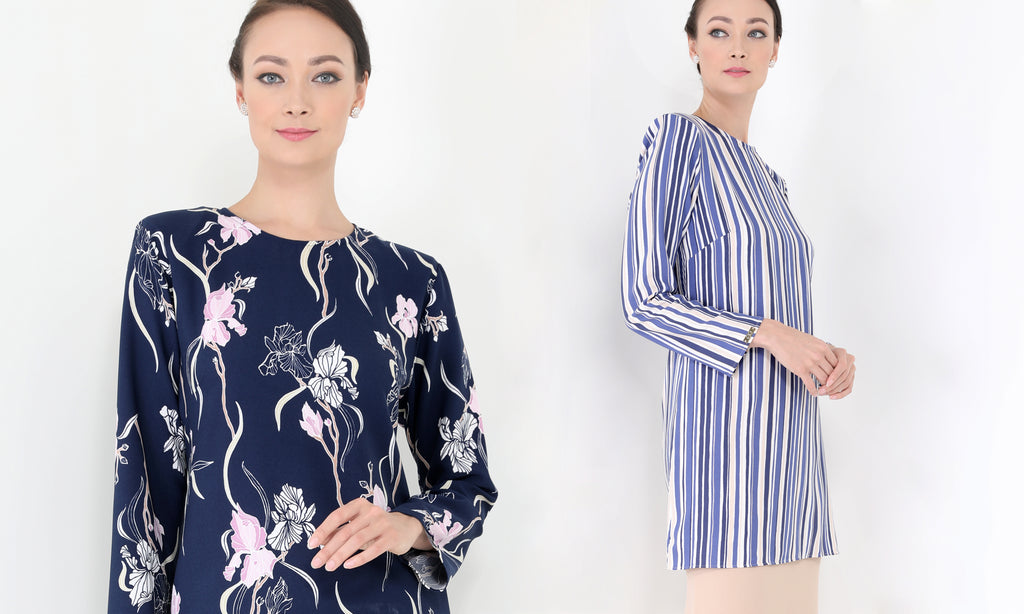 Baju Kurung Moden Printed